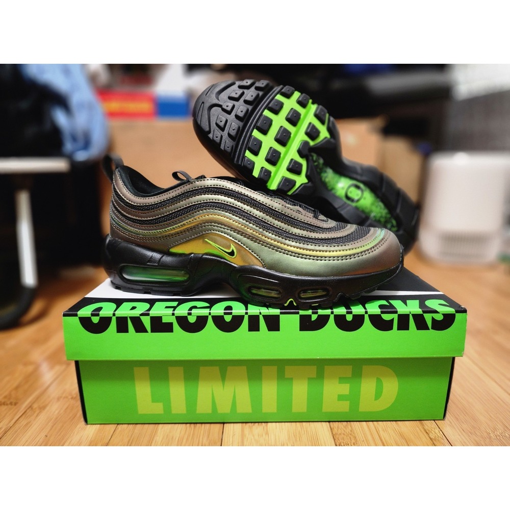 Nike Air Max 95/97 DOAF University of Oregon Storm PE Mens 8.5 II1714-900
